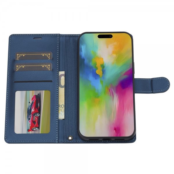 Lc.Imeeke iPhone 16 Cover med Aftageligt Etui L2 Series MagSafe Blå