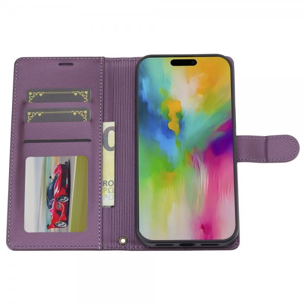 Lc.Imeeke iPhone 16 Cover med Aftageligt Etui L2 Series MagSafe Lilla