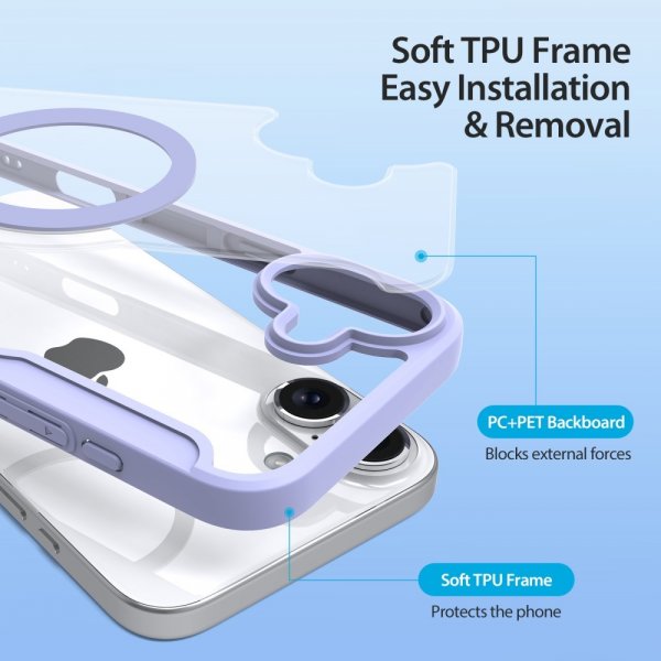 Dux Ducis iPhone 16 Cover Skin X Pro Series MagSafe Lilla