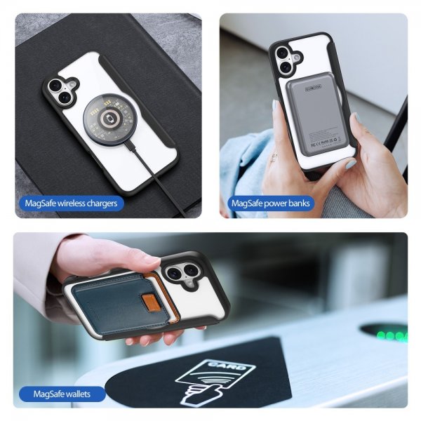 Dux Ducis iPhone 16 Cover Skin X Pro Series MagSafe Sort