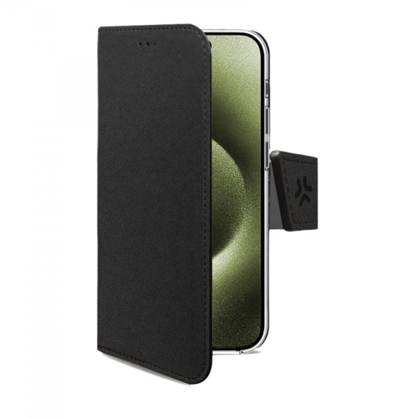 Celly iPhone 16 Etui Wally Wallet Case Sort
