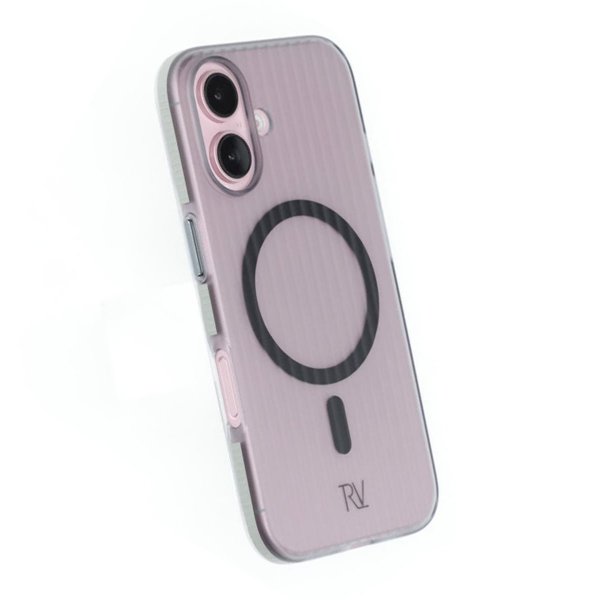 Rvelon iPhone 16 Cover Riflet MagSafe Grå