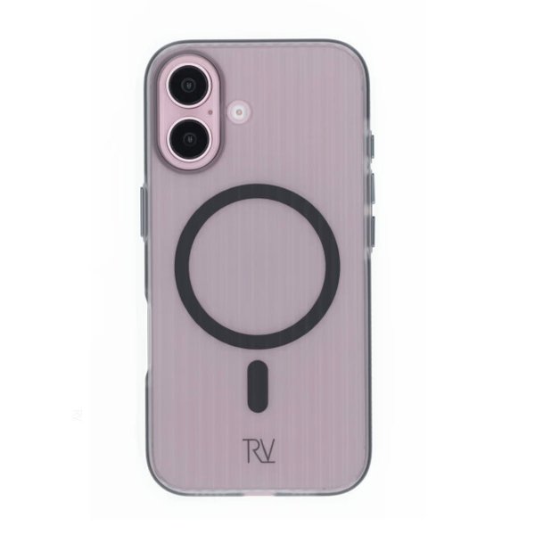 Rvelon iPhone 16 Cover Riflet MagSafe Sort