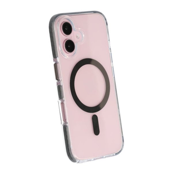 iPhone 16 Cover Stødsikkert MagSafe Grå