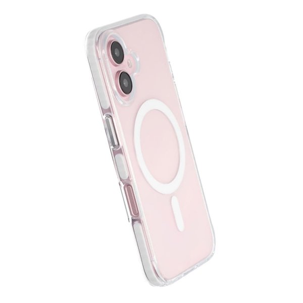 iPhone 16 Cover Stødsikker MagSafe Hvid