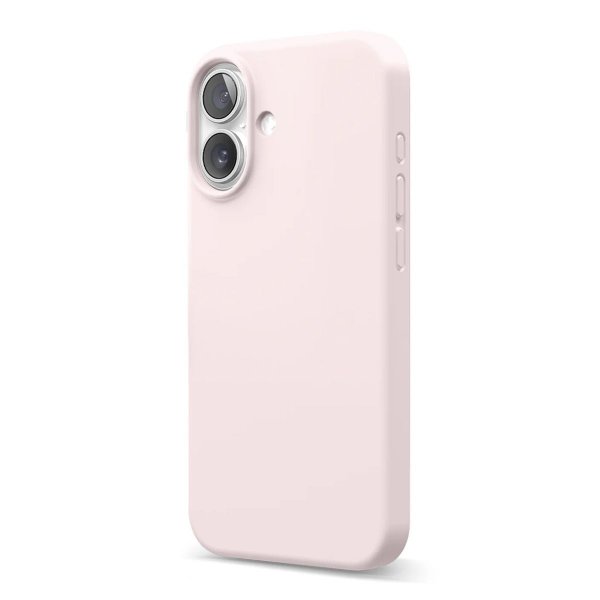 Rvelon iPhone 16 Cover Silikone Rosa