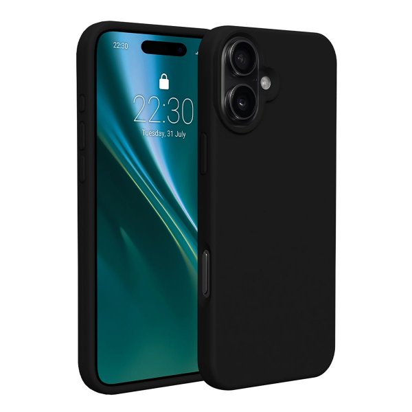 iPhone 16 Cover Silikone Sort