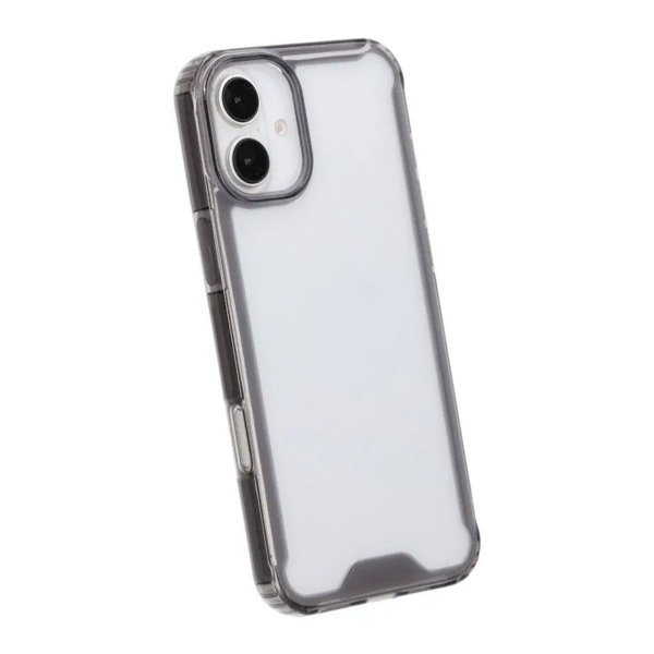 iPhone 16 Cover Stødsikkert Sort