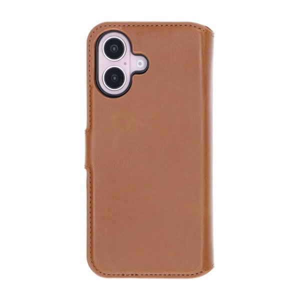 Rvelon iPhone 16 Etui Magnetisk Aftageligt Cover Brun
