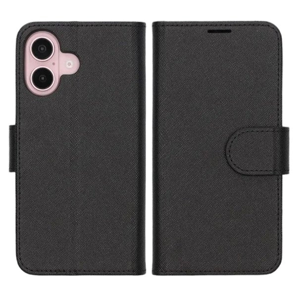 iPhone 16 Cover med Stativ Sort