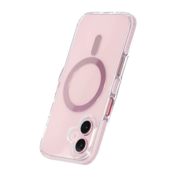 iPhone 16 Plus Cover Stødsikkert MagSafe Rosa