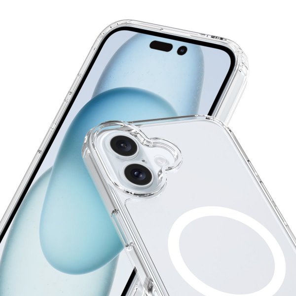 Rvelon iPhone 16 Plus Cover TPU MagSafe Transparent