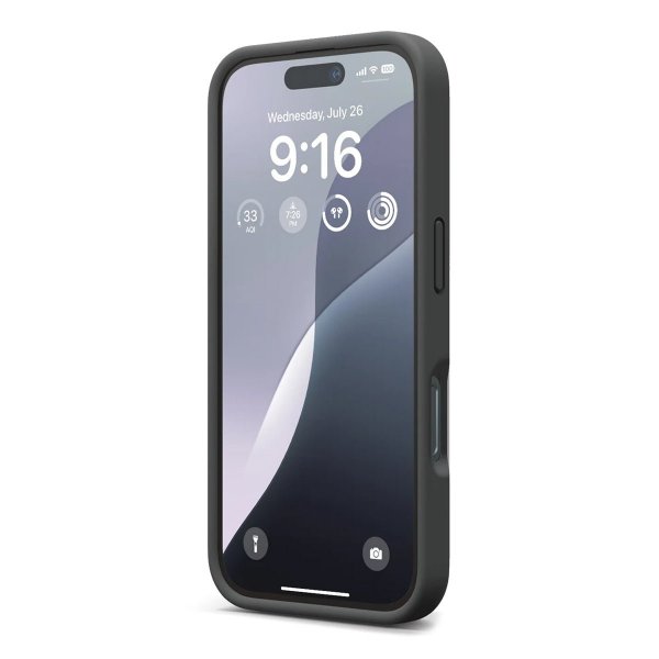 Rvelon iPhone 16 Plus Cover Silikone Sort