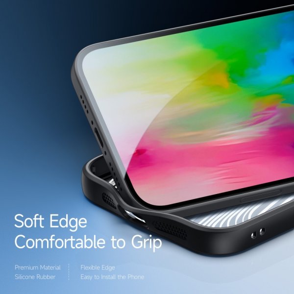 Dux Ducis iPhone 16 Plus Cover Aimo Series MagSafe Kickstand Sort