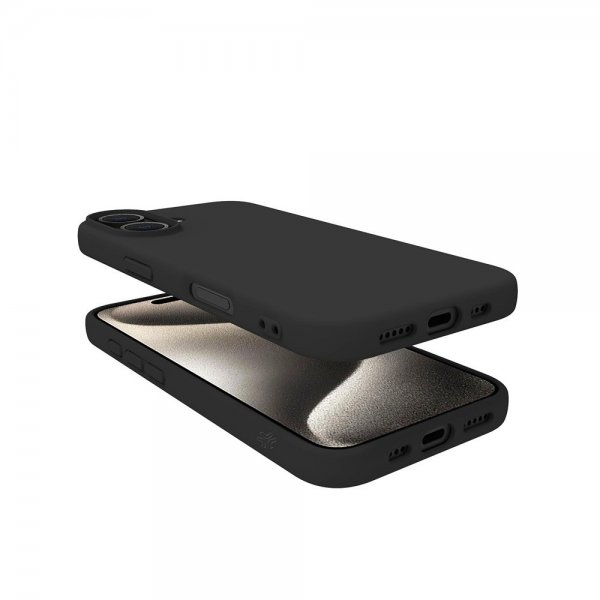 Celly iPhone 16 Plus Cover CROMO Sort