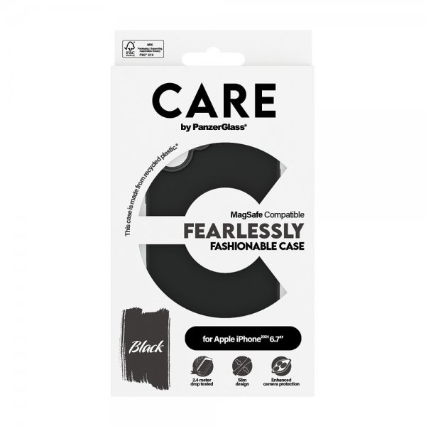 CARE by PanzerGlass iPhone 16 Plus Cover Fashionable MagSafe Sort