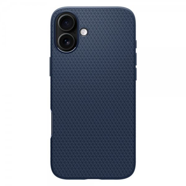 Spigen iPhone 16 Plus Cover Liquid Air Navy Blue