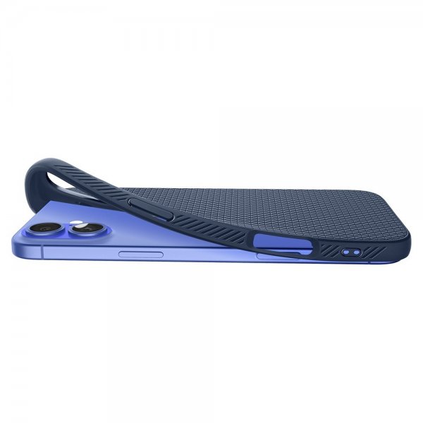 Spigen iPhone 16 Plus Cover Liquid Air Navy Blue