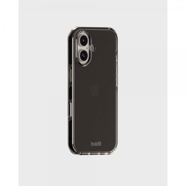 holdit iPhone 16 Plus Cover Seethru Sort