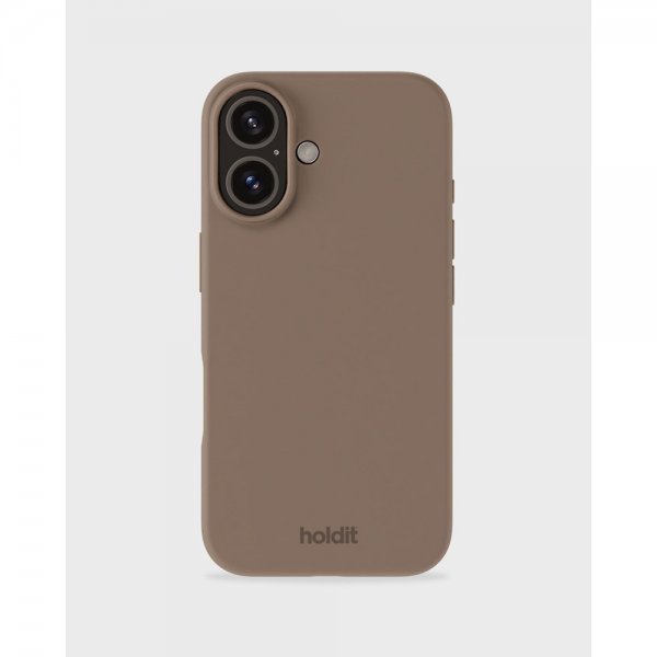 holdit iPhone 16 Plus Cover Silikone Mocha Brown