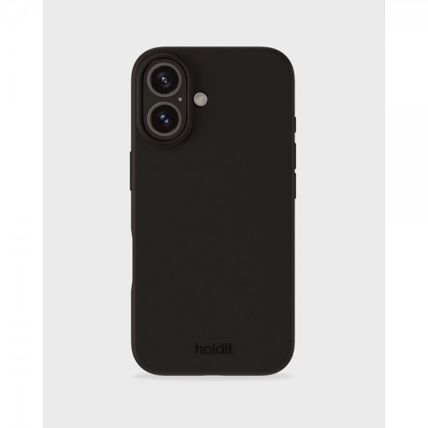holdit iPhone 16 Plus Cover Silikone Sort