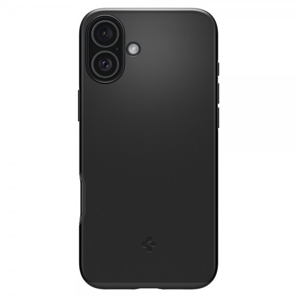 Spigen iPhone 16 Plus Cover Thin Fit MagFit Sort
