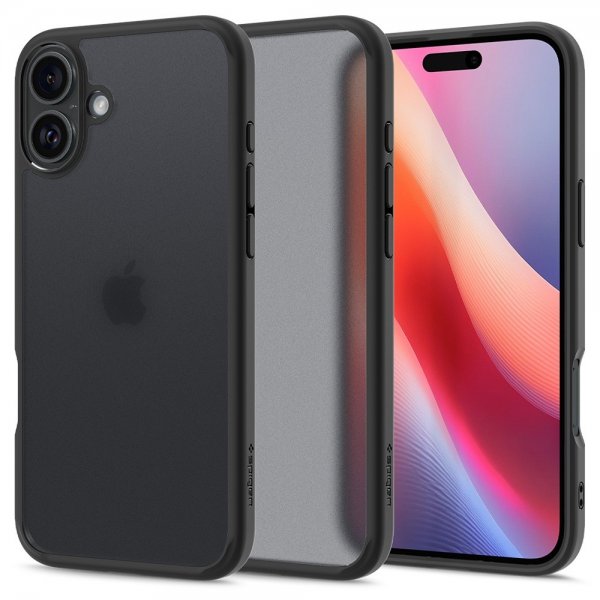 Spigen iPhone 16 Plus Cover Ultra Hybrid Frost Black