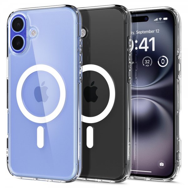 Spigen iPhone 16 Plus Cover Ultra Hybrid MagFit Hvid