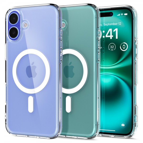 Spigen iPhone 16 Plus Cover Ultra Hybrid MagFit Hvid