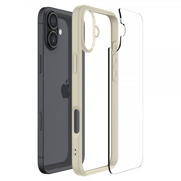 Spigen iPhone 16 Plus Cover Ultra Hybrid Mute Beige