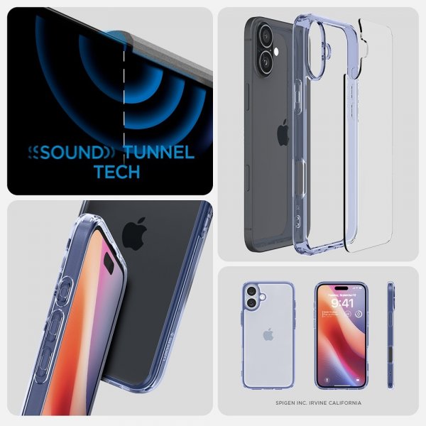 Spigen iPhone 16 Plus Cover Ultra Hybrid Sky Crystal