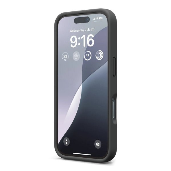 Rvelon iPhone 16 Pro Cover Silikone Sort