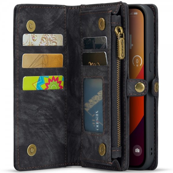 CaseMe iPhone 16 Pro Cover 008 Series Aftageligt Cover Sort