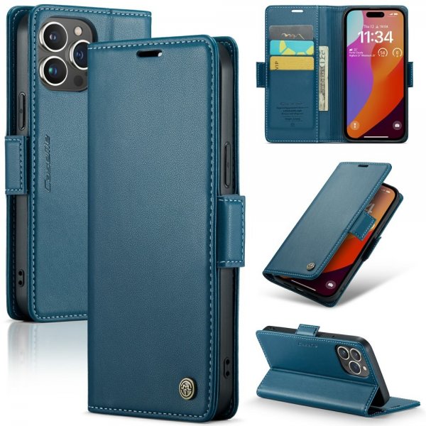 CaseMe iPhone 16 Pro Cover 023-serien Blå