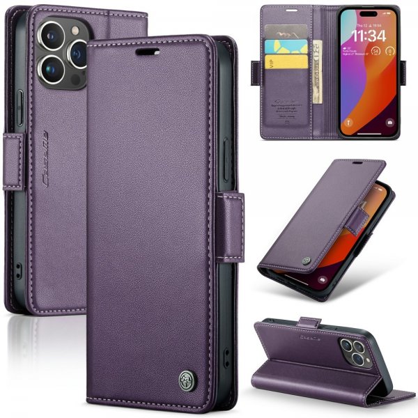 CaseMe iPhone 16 Pro Cover 023 Series Lilla