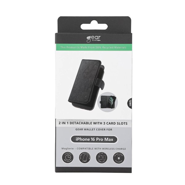 Gear iPhone 16 Pro Cover 2-i-1 MagSeries Sort