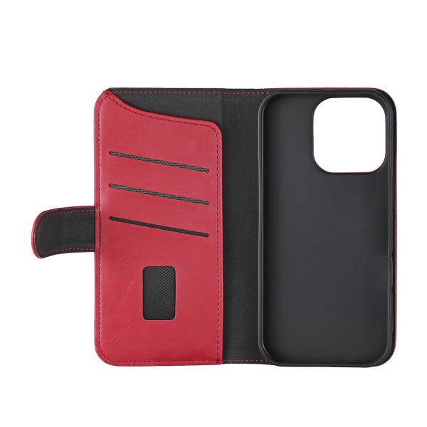 Gear iPhone 16 Pro Cover 3 Kreditkortlommer Rød
