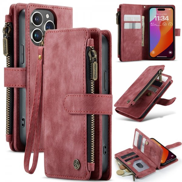 CaseMe iPhone 16 Pro Cover C30 Series Rød