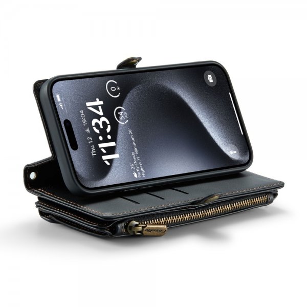 CaseMe iPhone 16 Pro Etui C36 Serie Sort