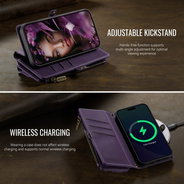 CaseMe iPhone 16 Pro Cover C39 Serie Lilla