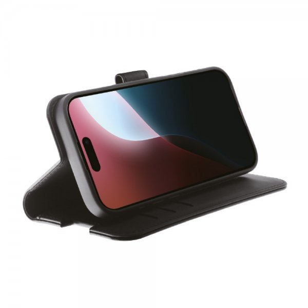 Vivanco iPhone 16 Pro Etui Classic Wallet Sort