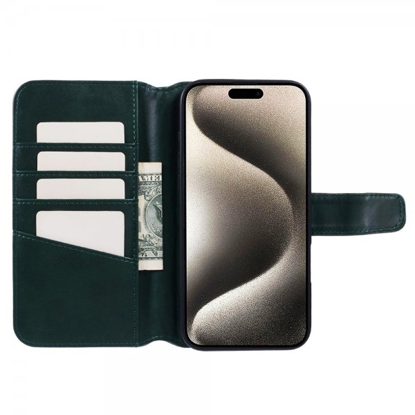 Nordic Covers iPhone 16 Pro Cover MagLeather Juniper Green