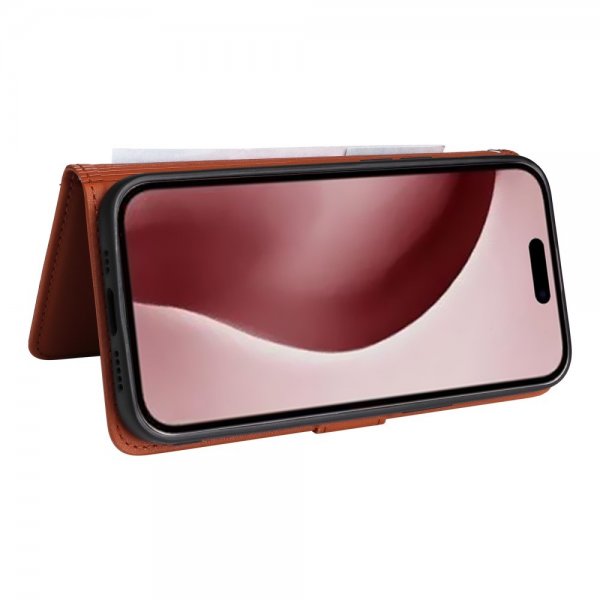 Betopnice iPhone 16 Pro Etui med Aftageligt Cover 005 Brun