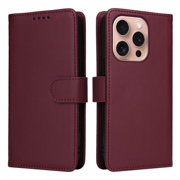 Betopnice iPhone 16 Pro Cover med Aftageligt Cover 005 Rød