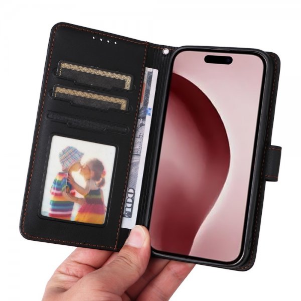 Betopnice iPhone 16 Pro Cover med Aftageligt Skal 005 Sort