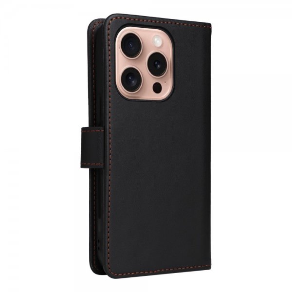 Betopnice iPhone 16 Pro Cover med Aftageligt Skal 005 Sort