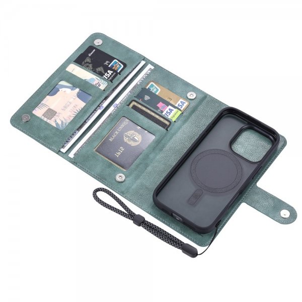 VILI iPhone 16 Pro Cover med Aftageligt Skal GV Series MagSafe Grøn