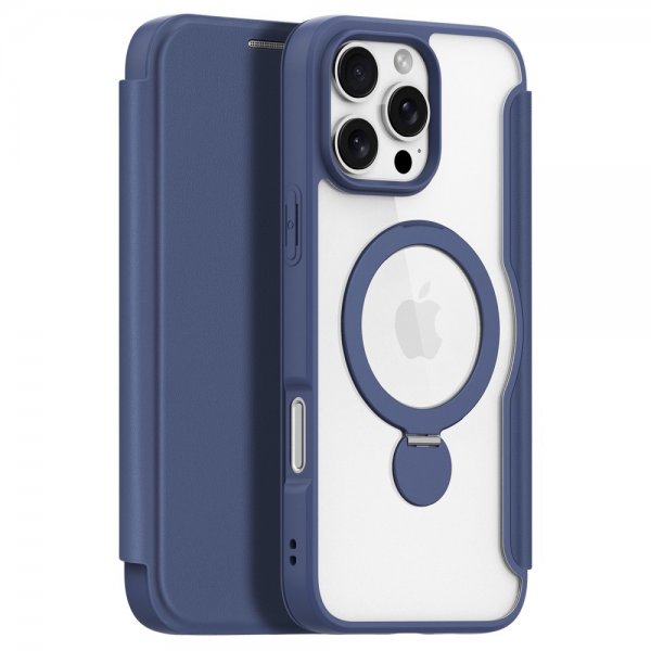 Dux Ducis iPhone 16 Pro Cover Skin X Pro Series Kickstand MagSafe Blå