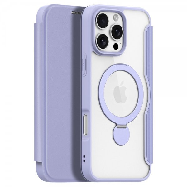 Dux Ducis iPhone 16 Pro Cover Skin X Pro Series Kickstand MagSafe Lilla