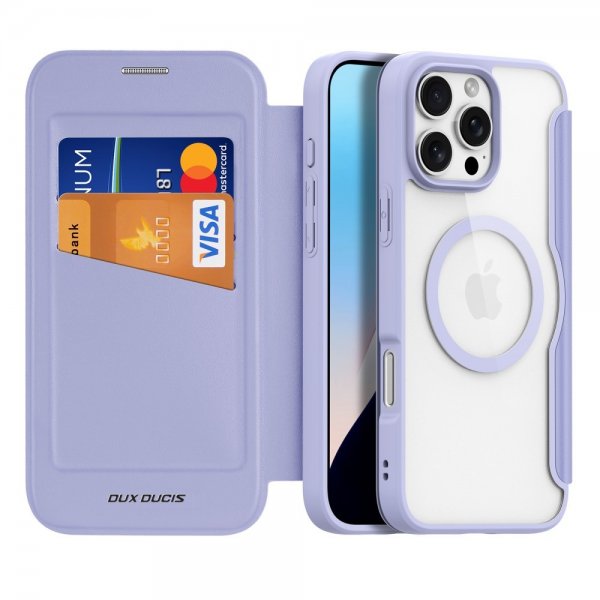 Dux Ducis iPhone 16 Pro Cover Skin X Pro Series MagSafe Lilla